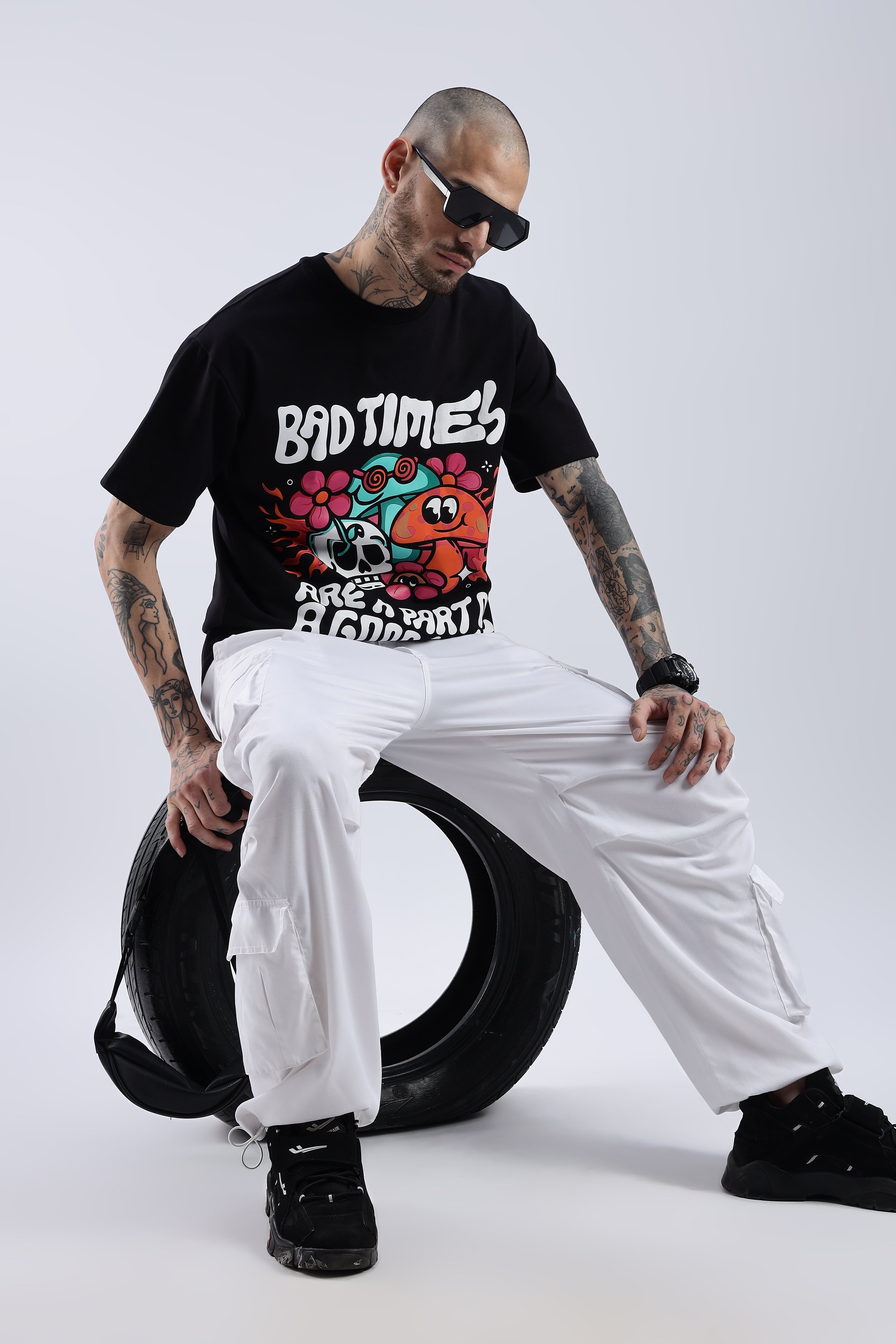 Bad Times Are a Part of a Good Life Oversized Tee