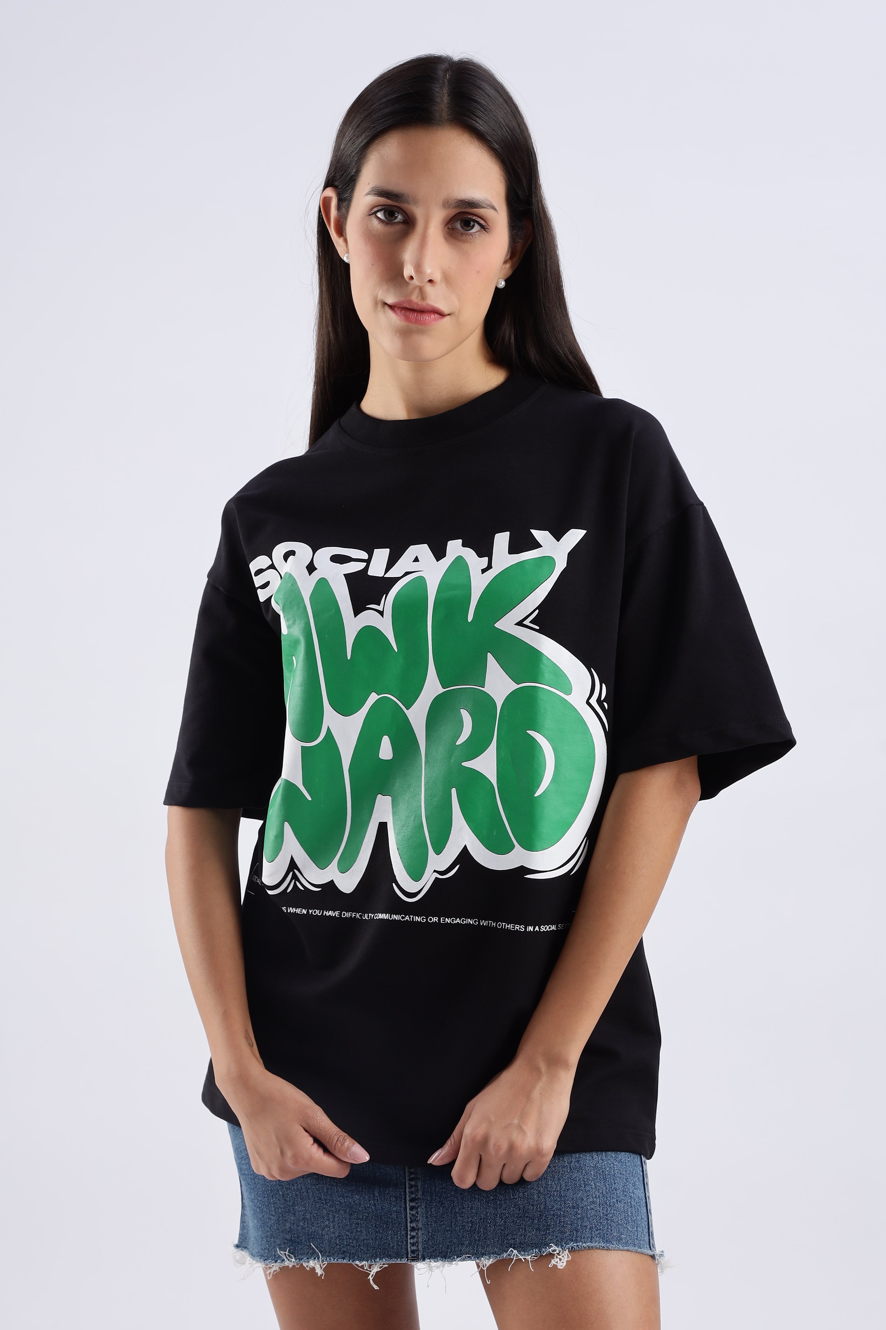 Socially Awkward Oversized Tee