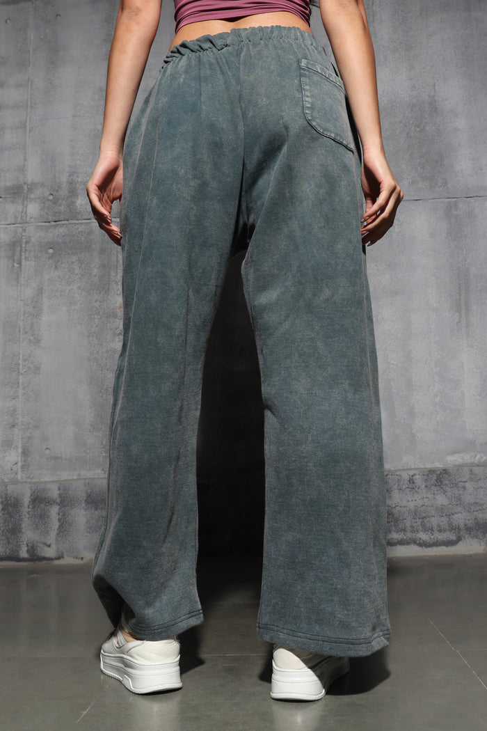 Olive Faded Heavyweight Loose Fit Joggers