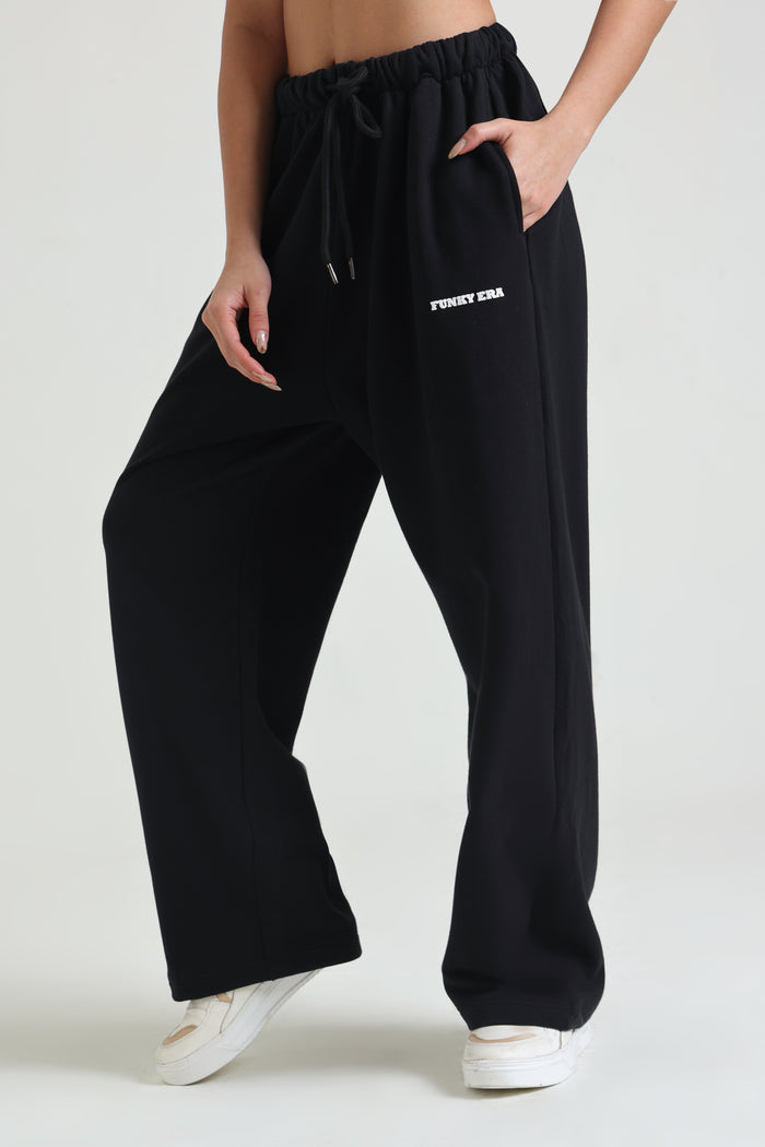 Black Heavyweight Loose Fit Joggers