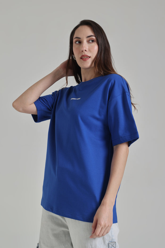 Royal Blue Signature Oversized T-Shirt