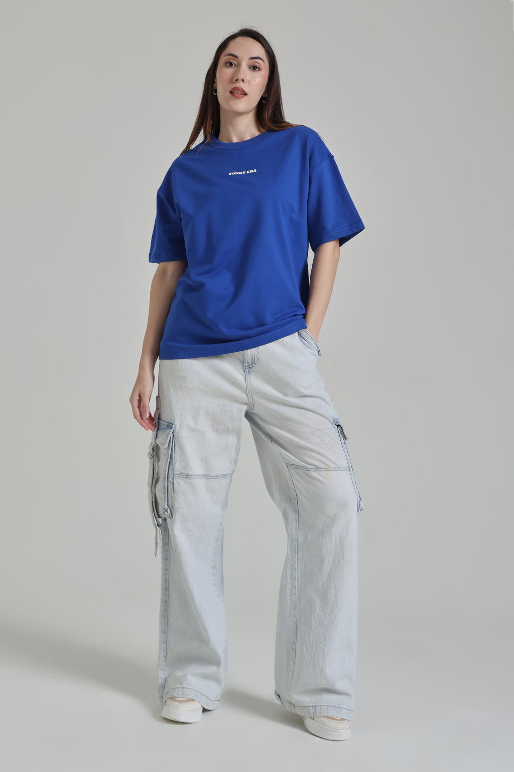 Royal Blue Signature Oversized T-Shirt