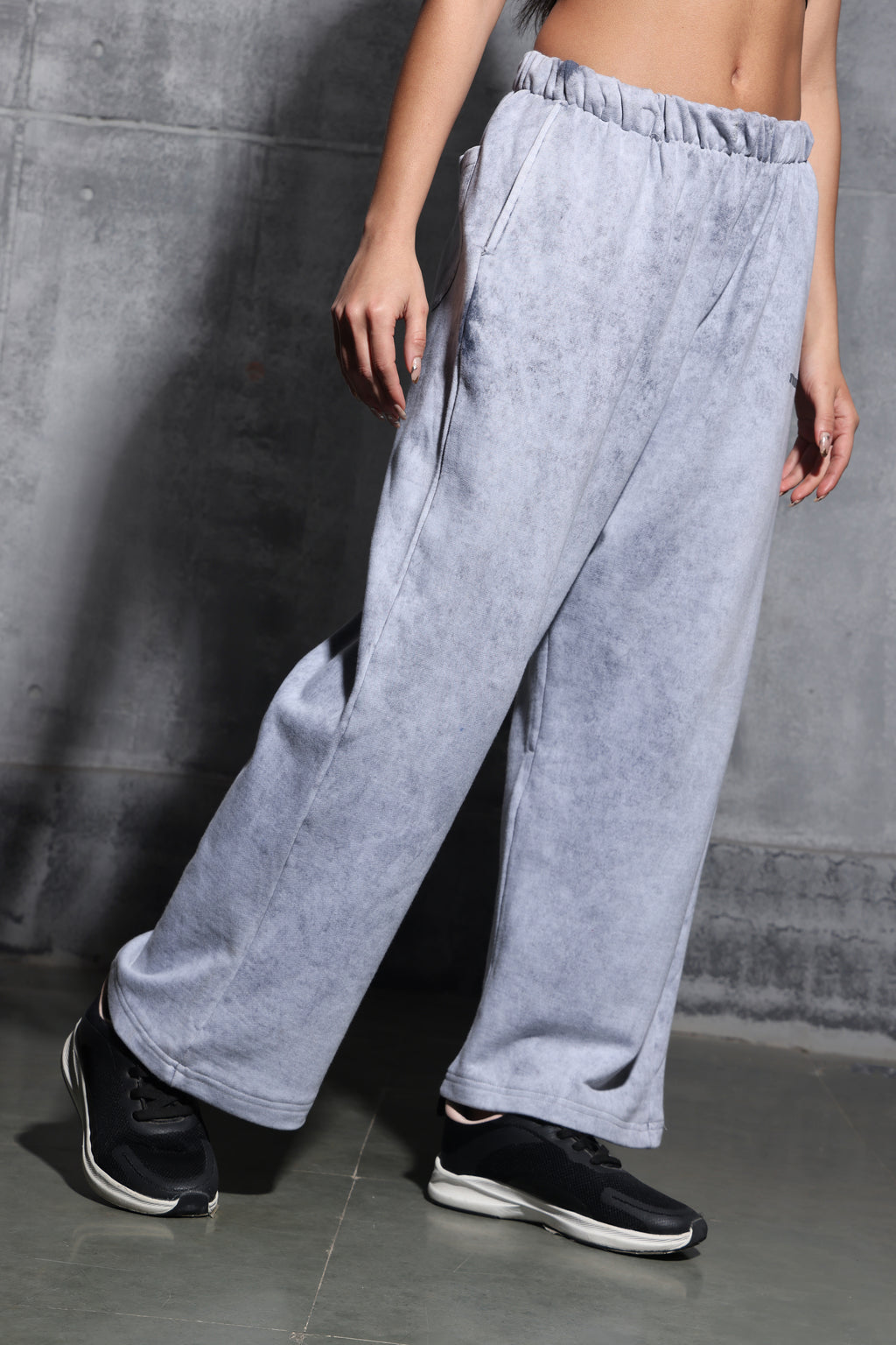 Grey Faded Heavyweight Loose Fit Joggers