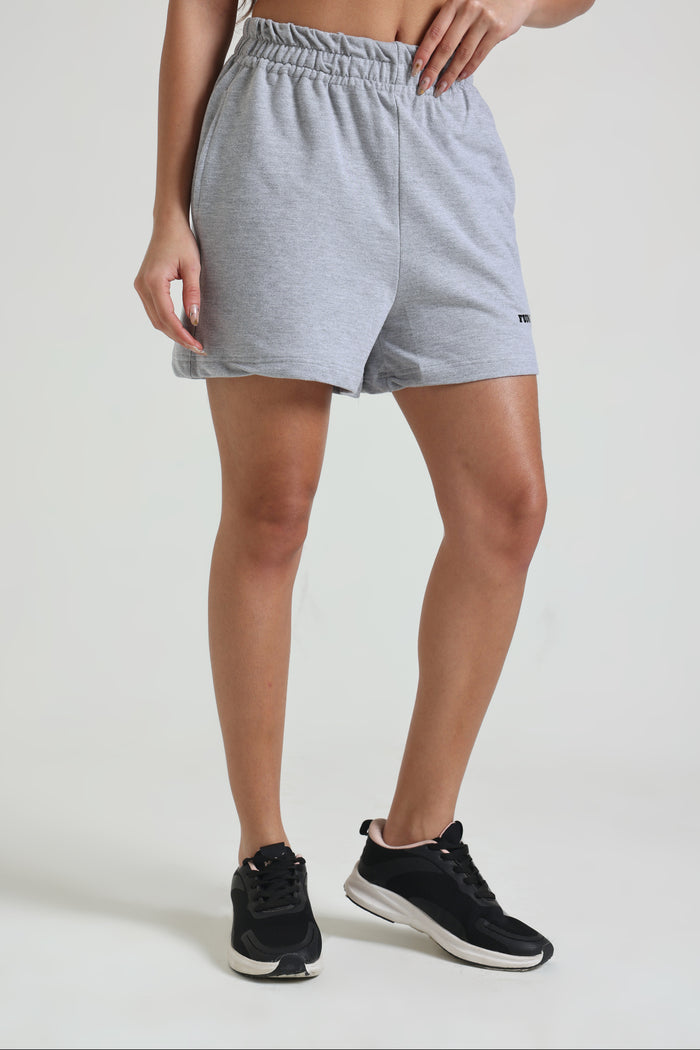 Grey Melange shorts