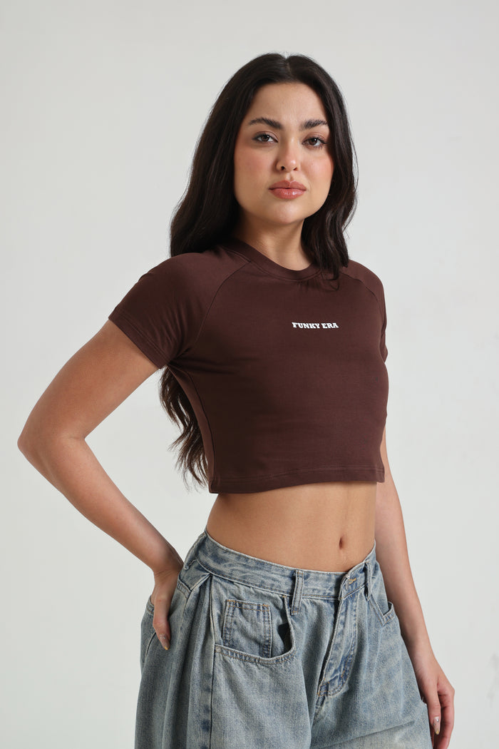 Coffee Signature Raglan Baby Tee
