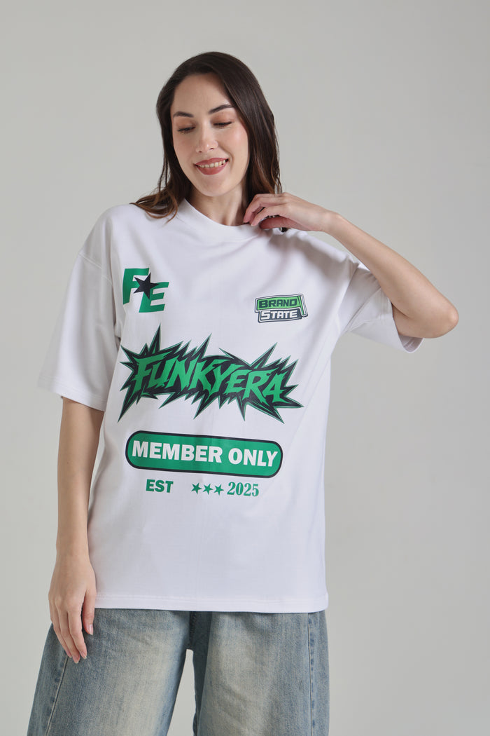 Porsche Racing Edition White Oversized T-shirt