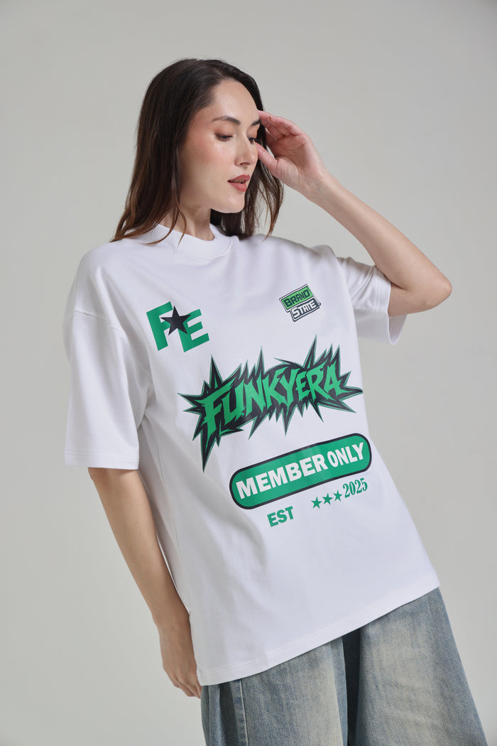 Porsche Racing Edition White Oversized T-shirt