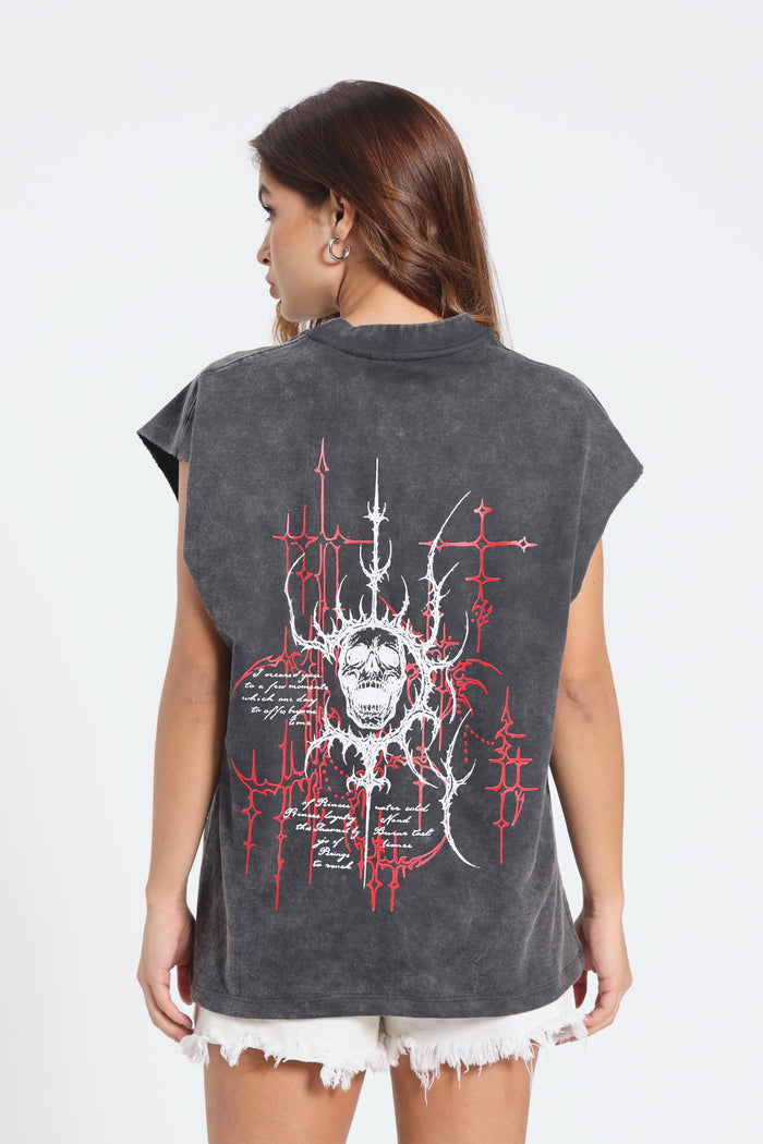 Acidwash Black Silglism Desing Tank