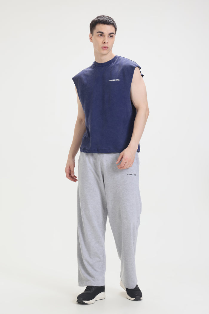 Acid wash Denim Blue Signature Tank