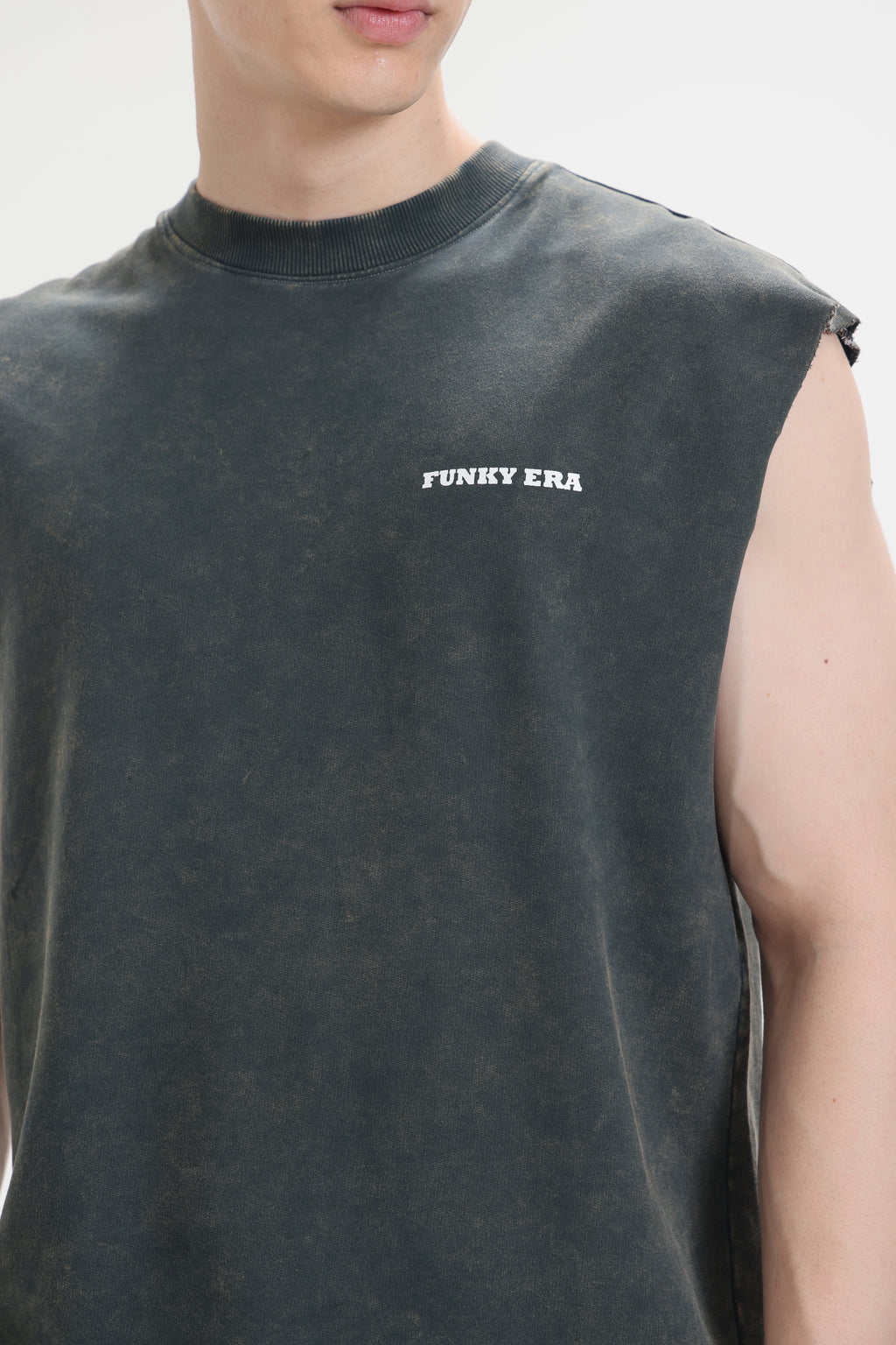 Acid Wash Olive Signature Tank