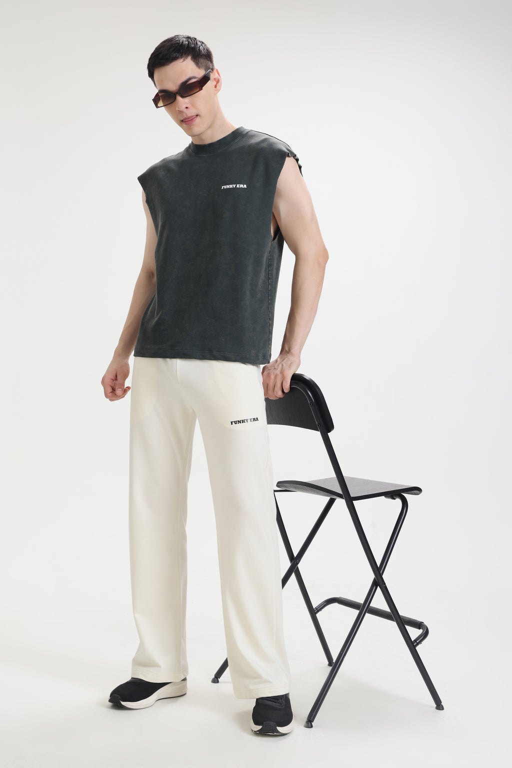 Acid Wash Olive Signature Tank