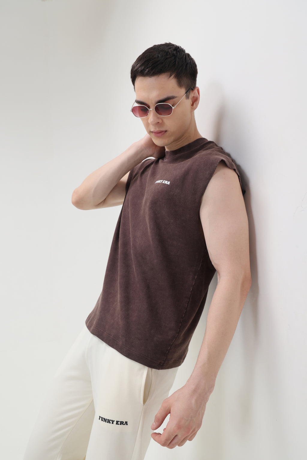Acid Wash Dark Brown Signature Tank