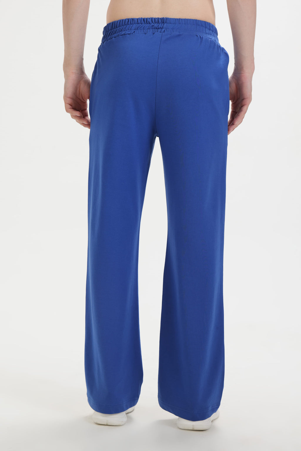 Royal Blue Wide-Leg Sweatpants