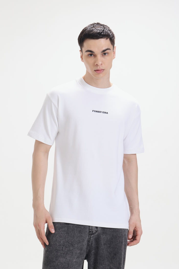 White Signature Oversized T-Shirt