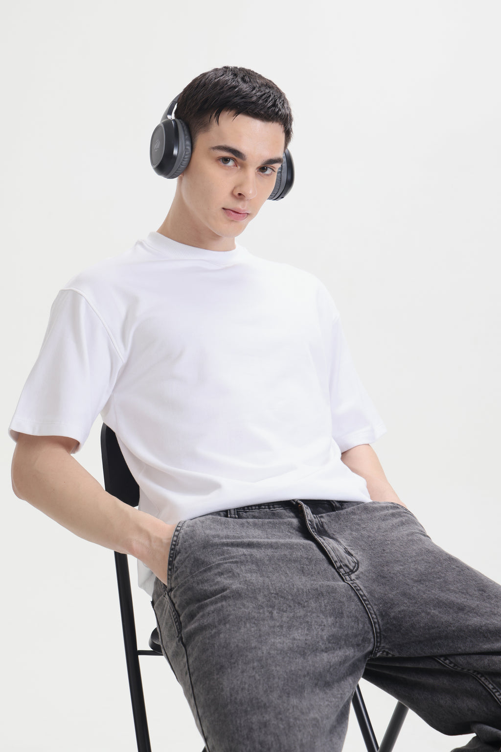 White Plane Oversized T-Shirt