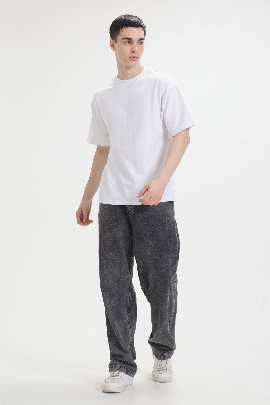 White Plane Oversized T-Shirt