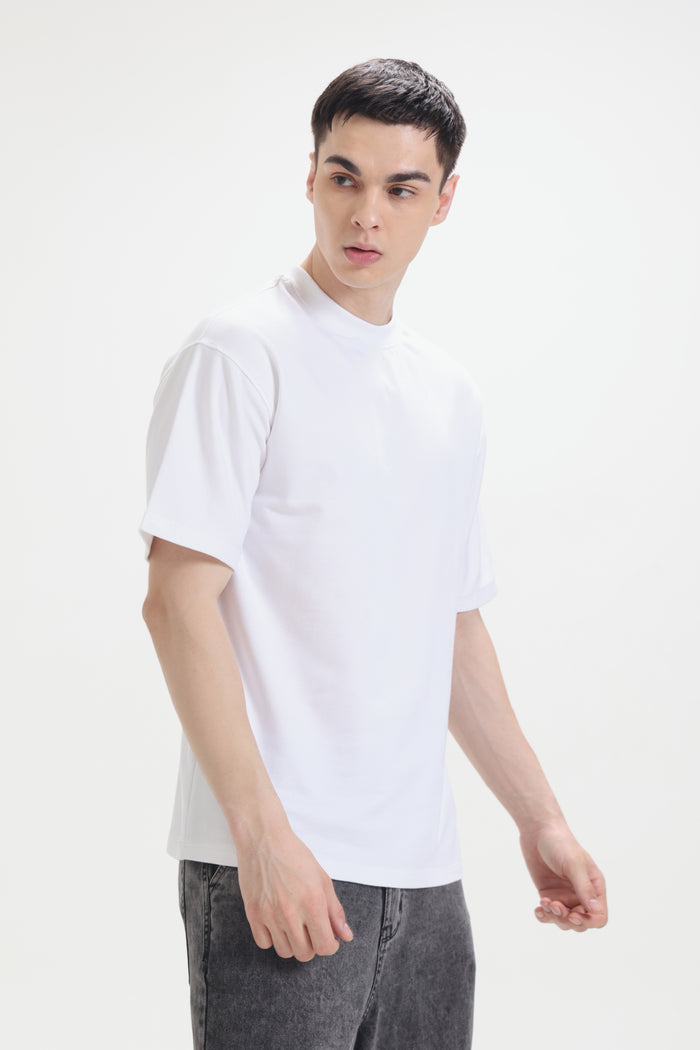 White Plane Oversized T-Shirt