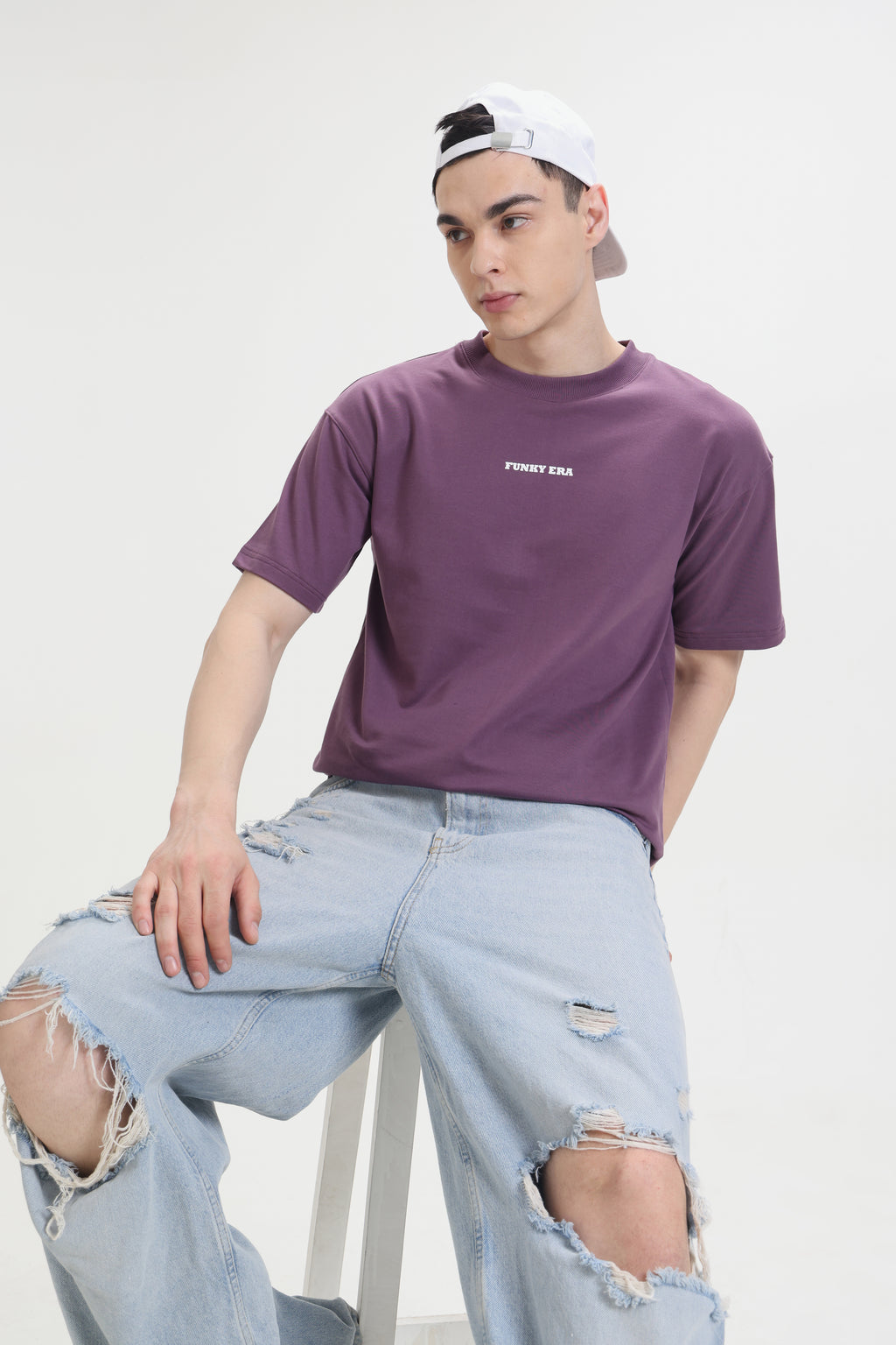 Grape Signature Oversized T-Shirt