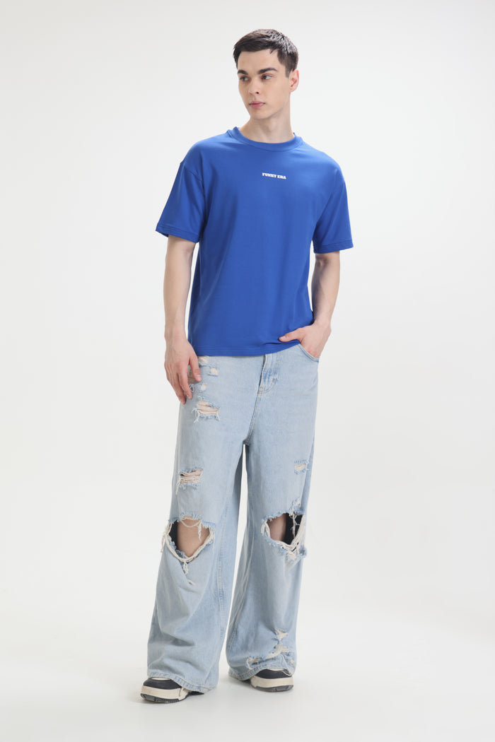 Royal Blue Signature Oversized T-Shirt
