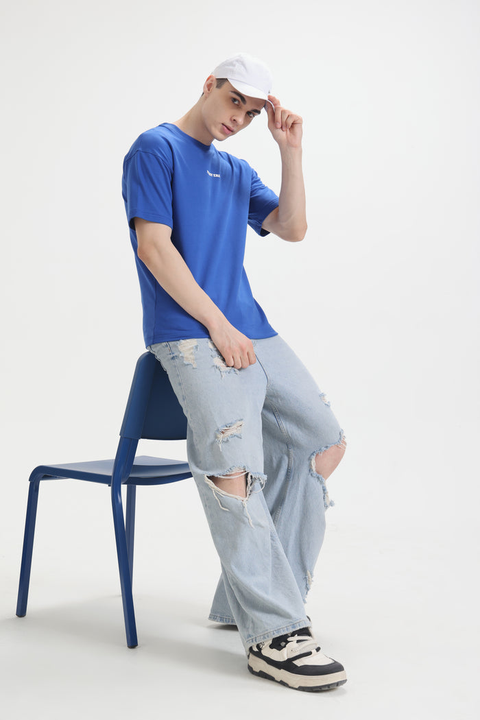 Royal Blue Signature Oversized T-Shirt