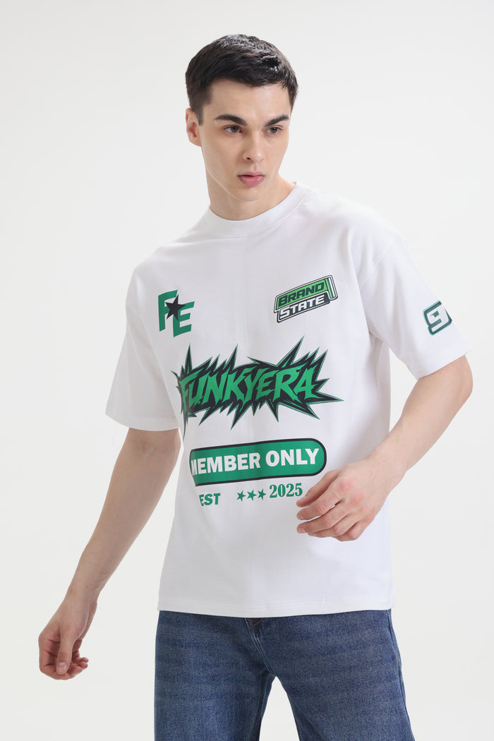 Porsche Racing Edition White Oversized T-Shirt