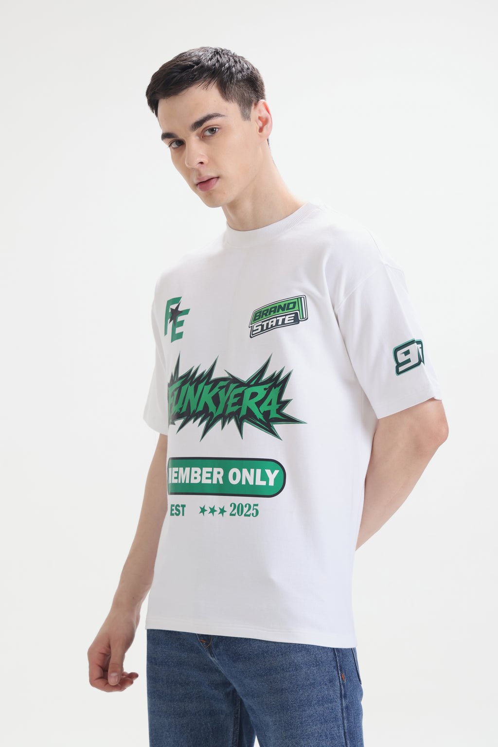 Porsche Racing Edition White Oversized T-Shirt