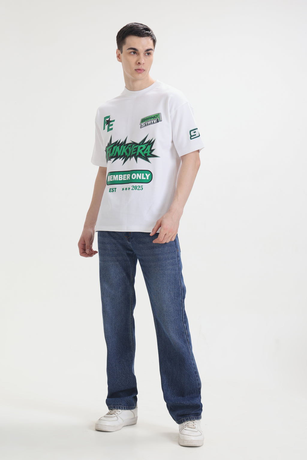 Porsche Racing Edition White Oversized T-Shirt