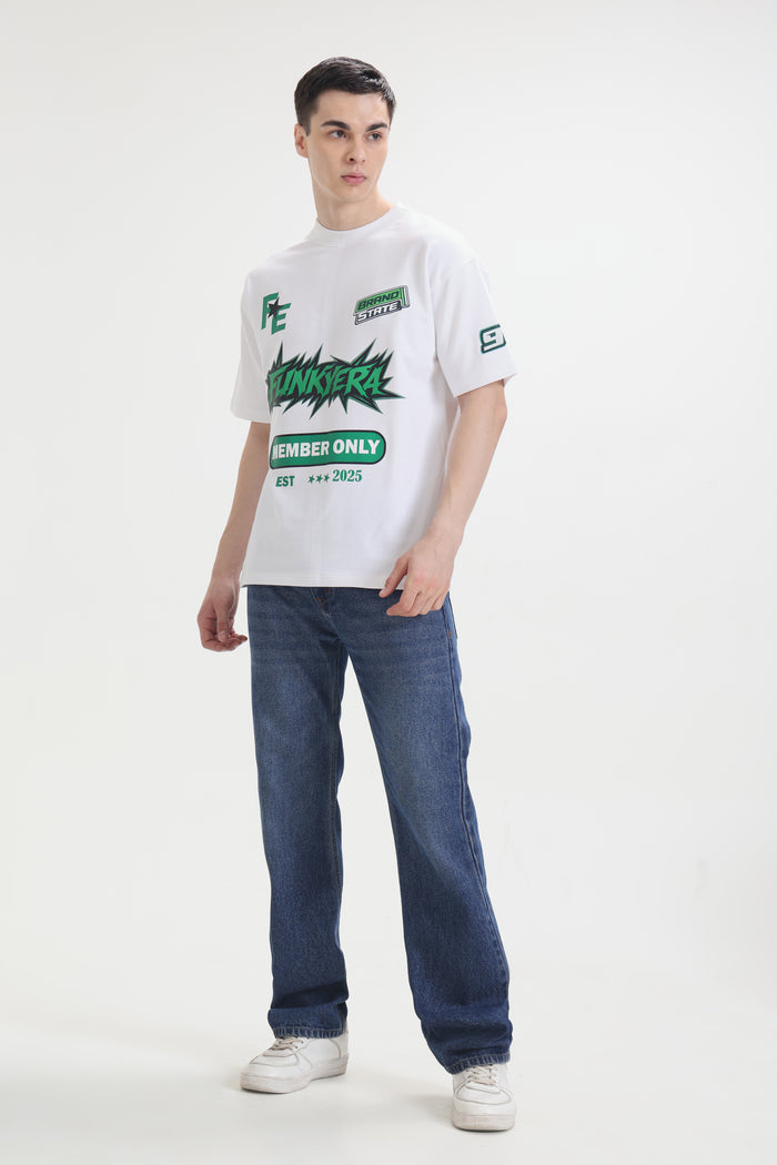 Porsche Racing Edition White Oversized T-Shirt