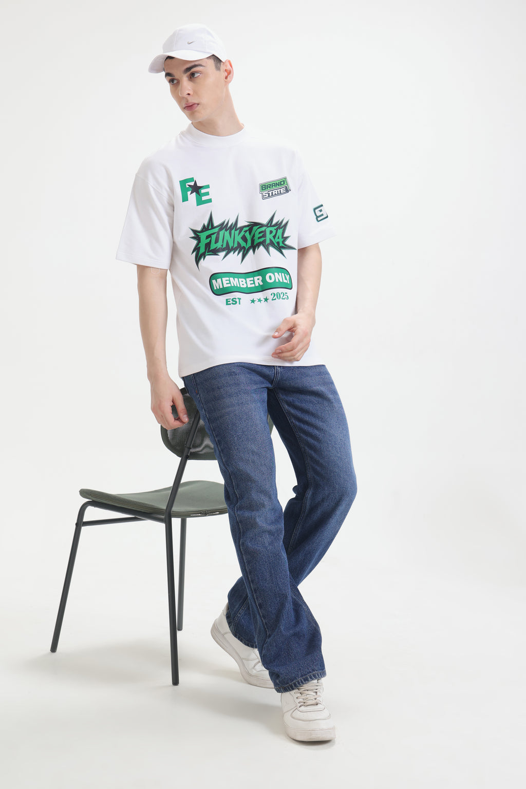 Porsche Racing Edition White Oversized T-Shirt