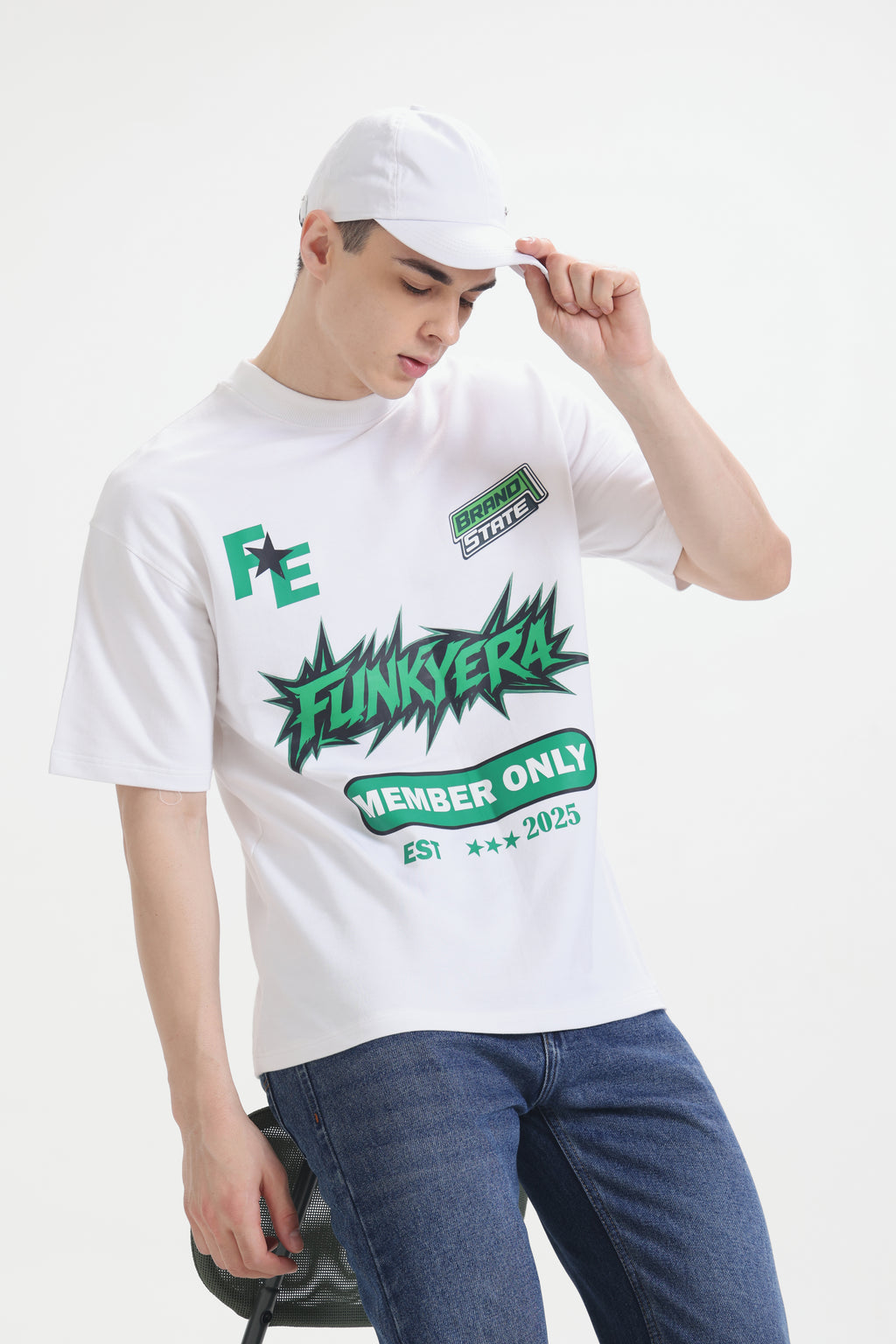 Porsche Racing Edition White Oversized T-Shirt