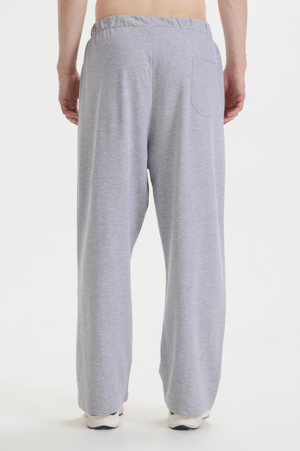 Grey Melange Loose Fit Joggers