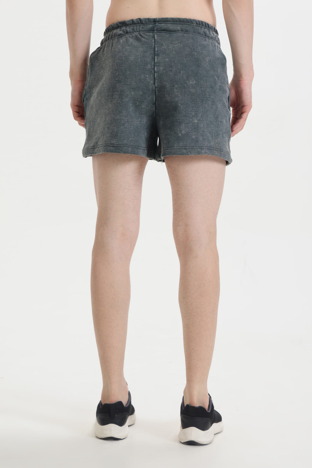 Olive Acid Wash Shorts