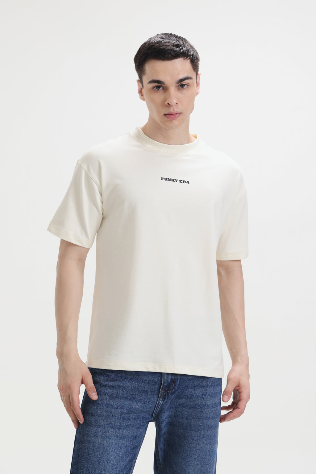 Cream Signature Oversized T-Shirt