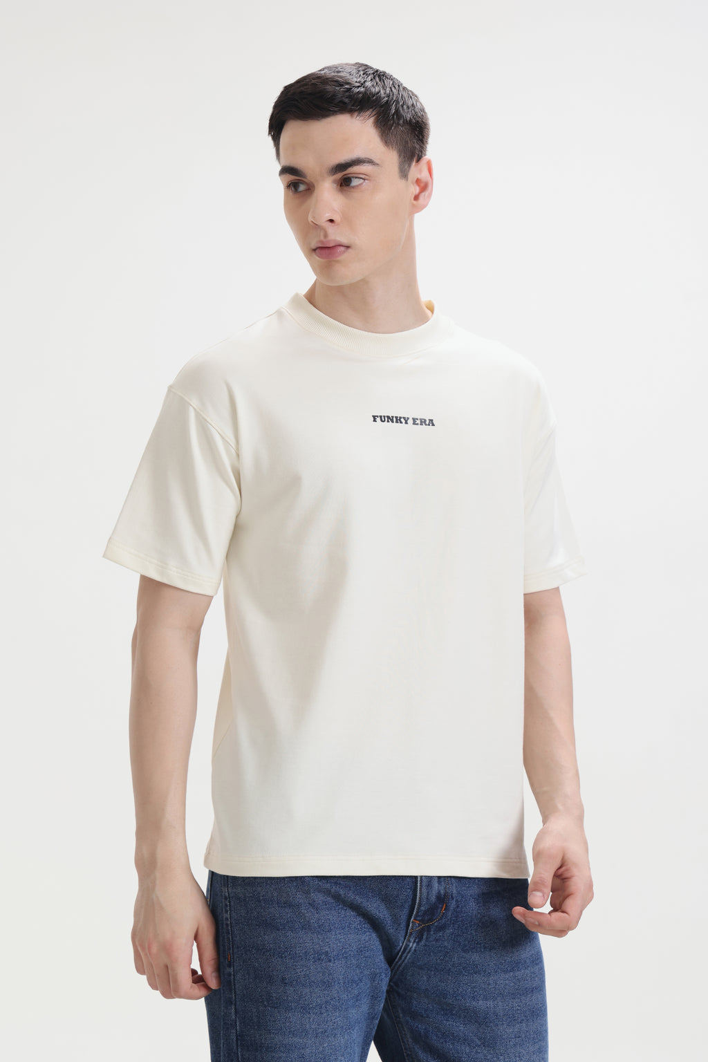 Cream Signature Oversized T-Shirt