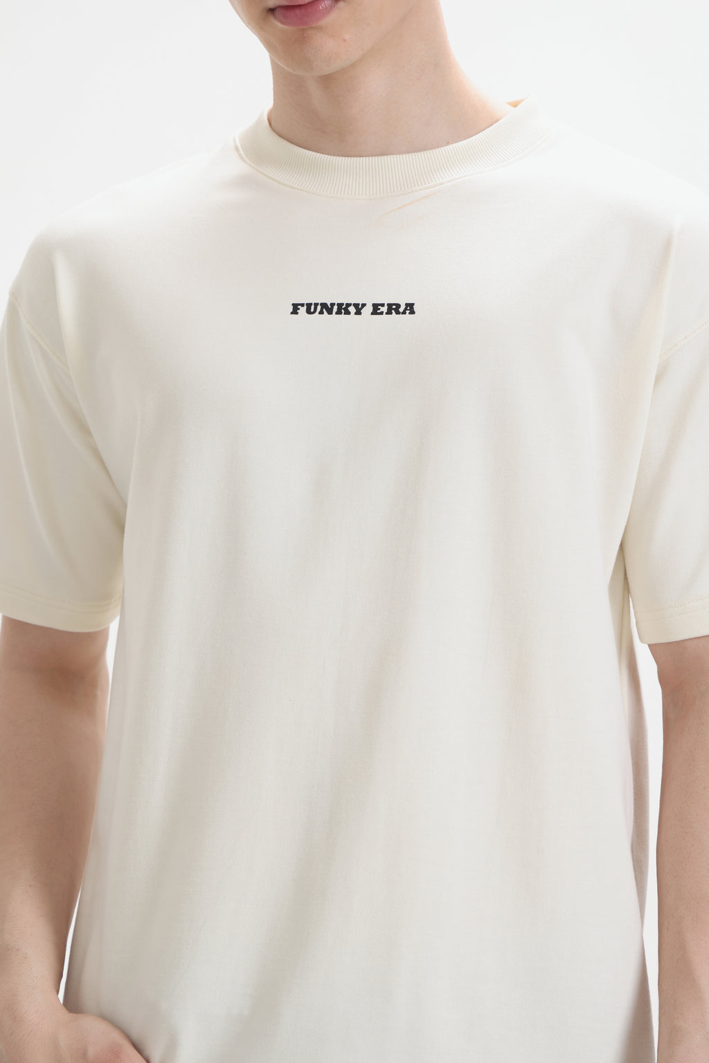 Cream Signature Oversized T-Shirt