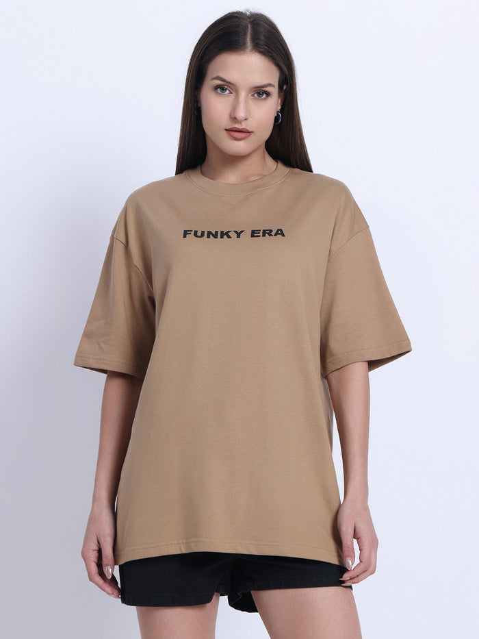 Black signature oversized T-shirt