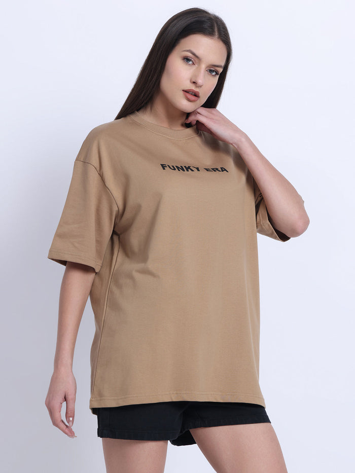 Black signature oversized T-shirt
