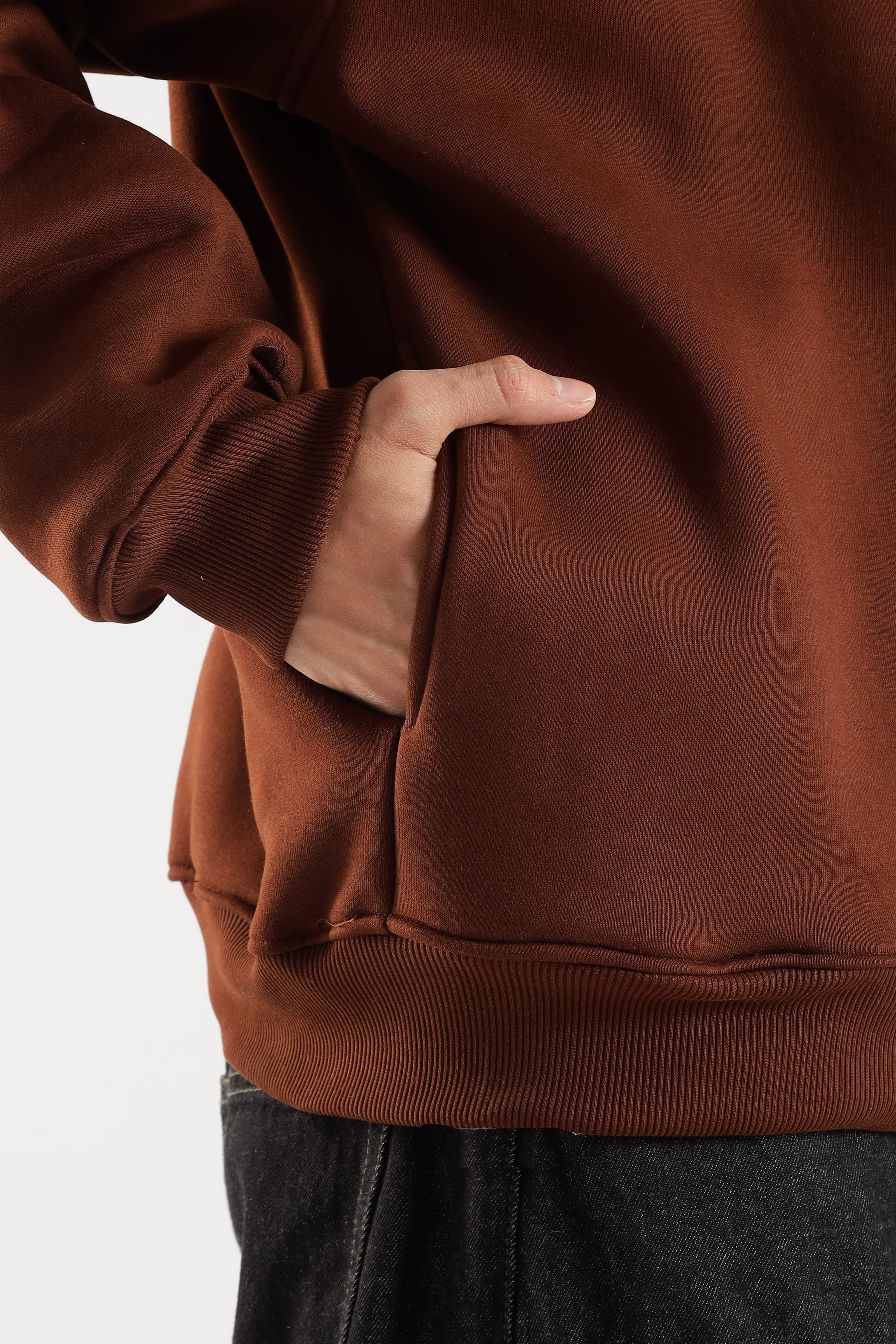 Coffee signature oversized heavyweight hoodie