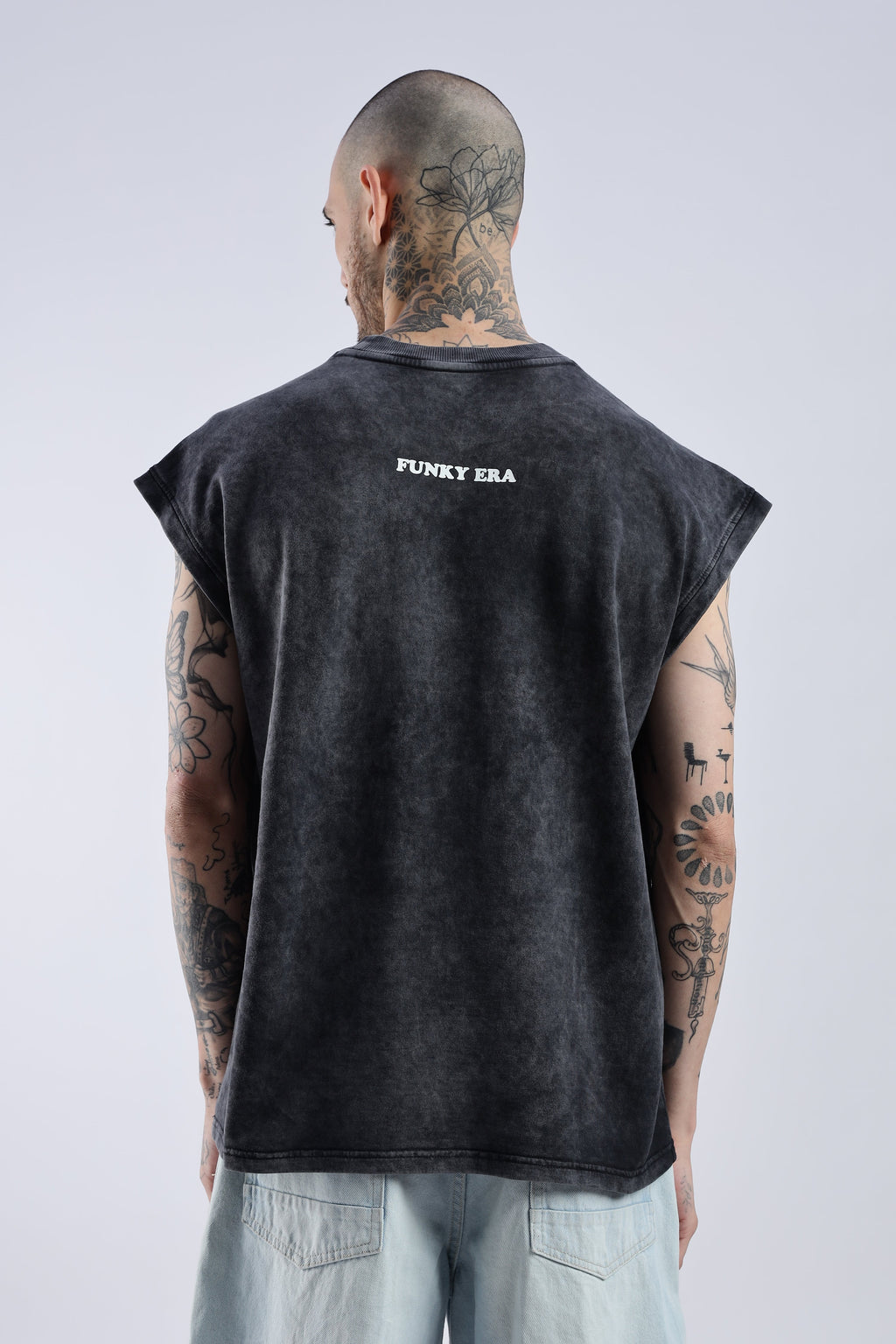 Acid Wash Black Justin Bieber Tank