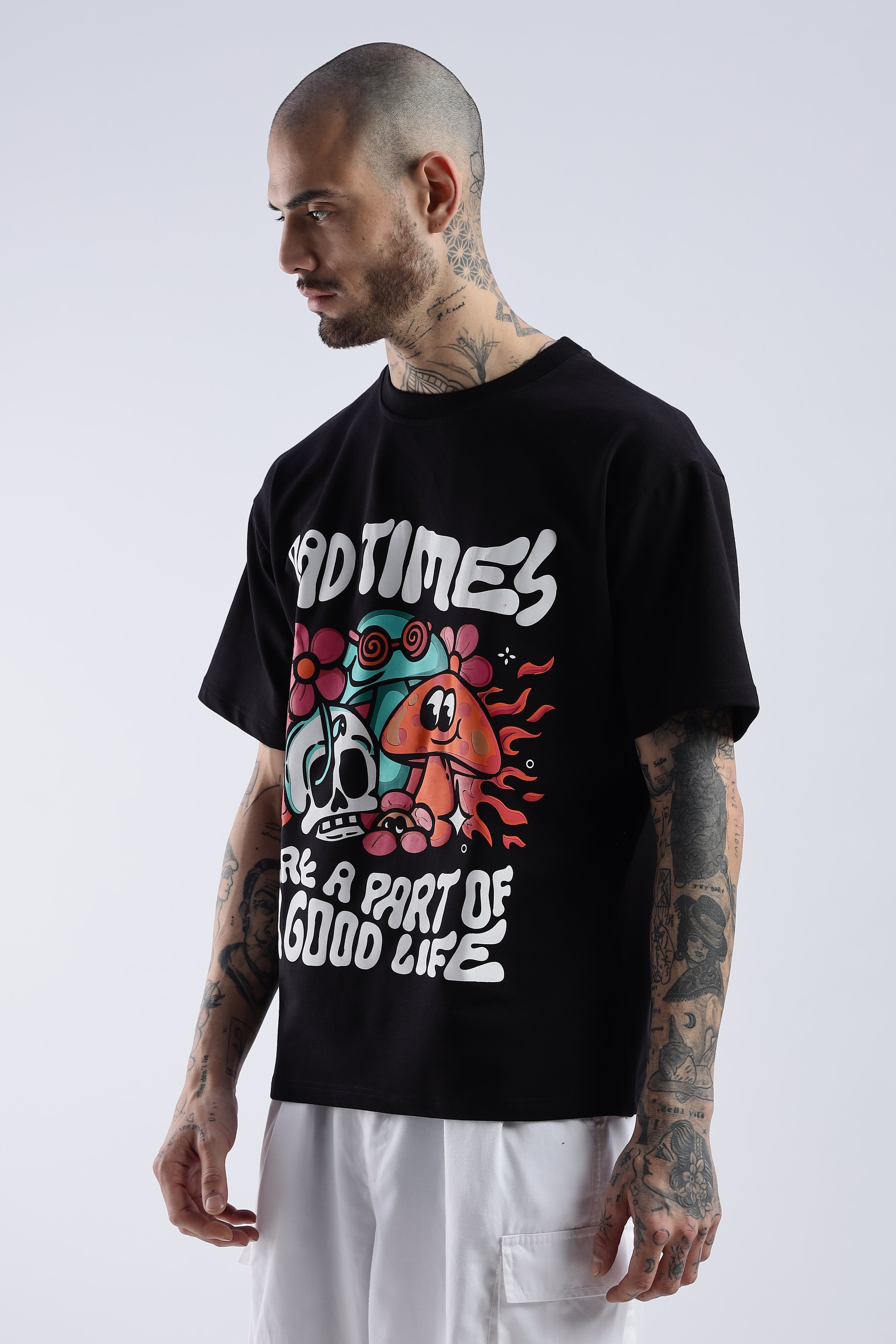 Bad Times Are a Part of a Good Life Oversized Tee