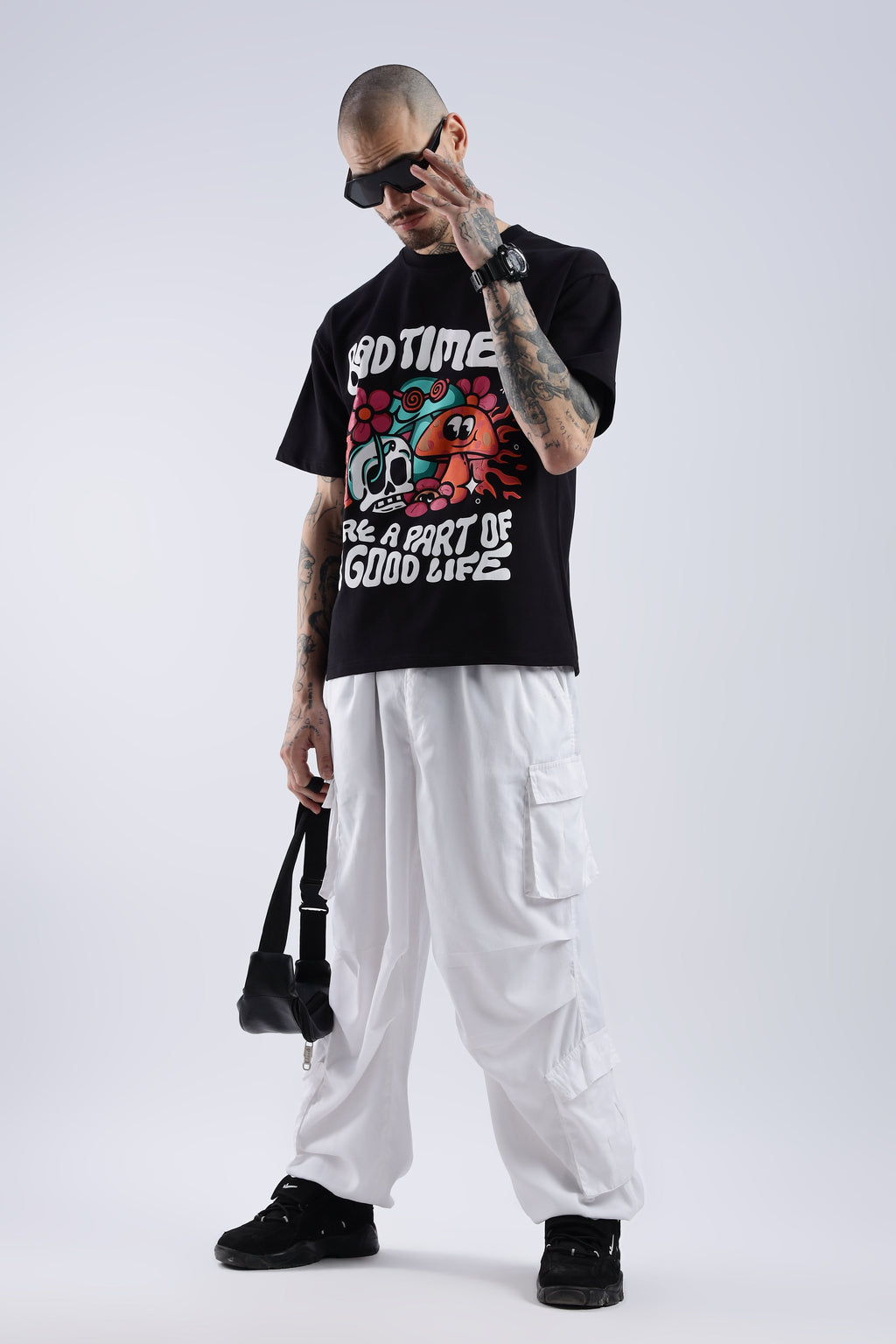 Bad Times Are a Part of a Good Life Oversized Tee