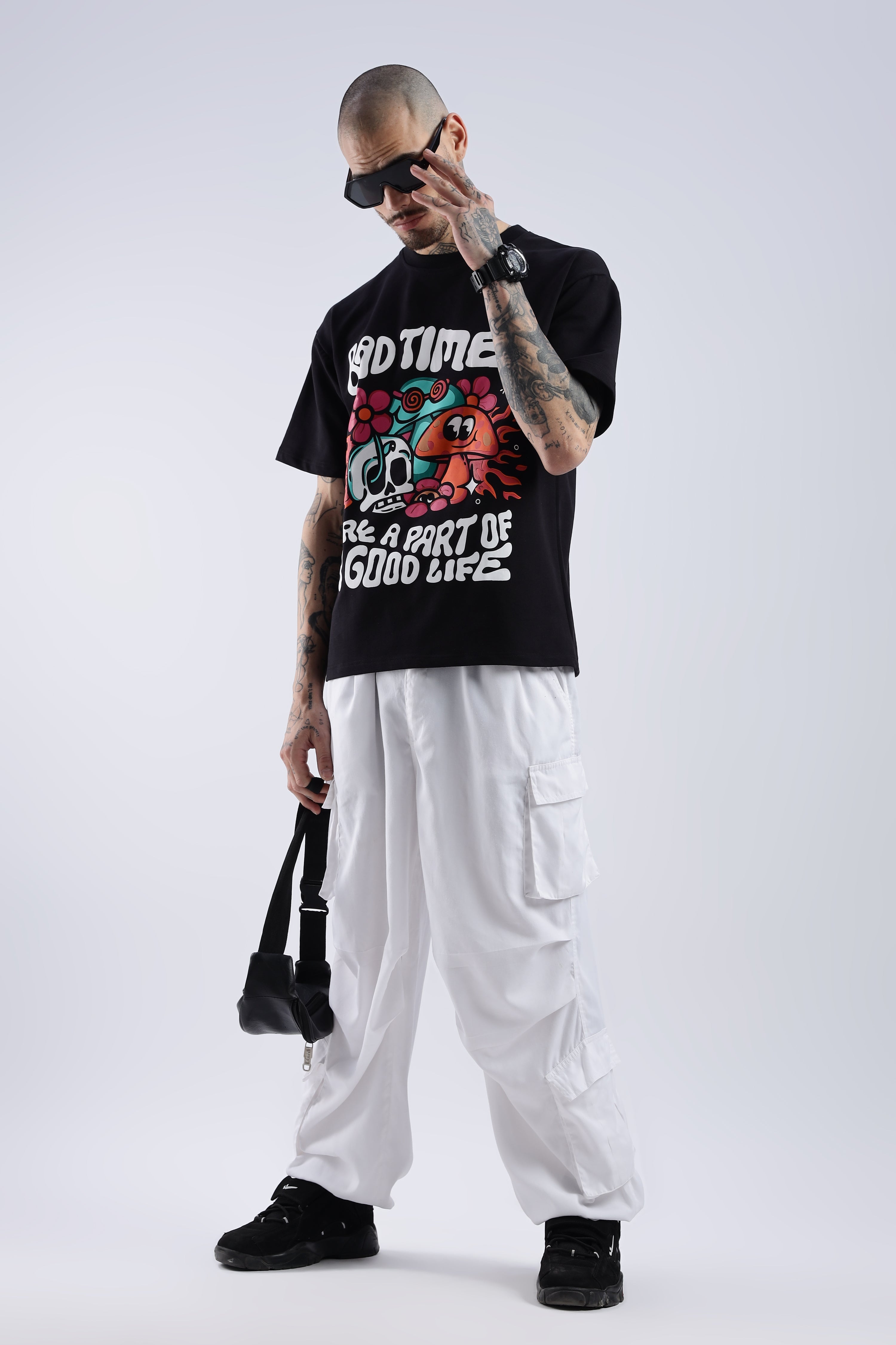 Bad Times Are a Part of a Good Life Oversized Tee