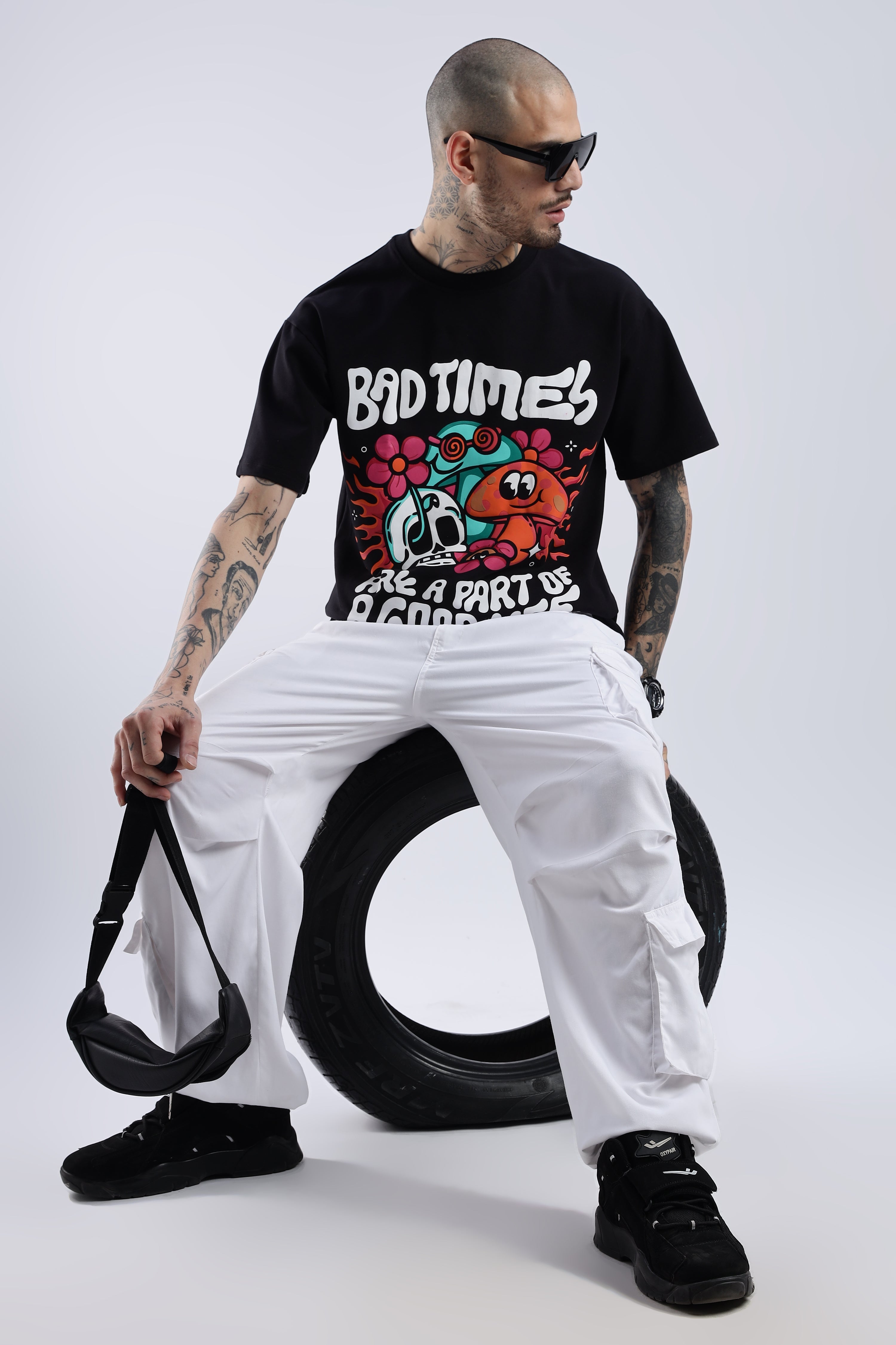 Bad Times Are a Part of a Good Life Oversized Tee