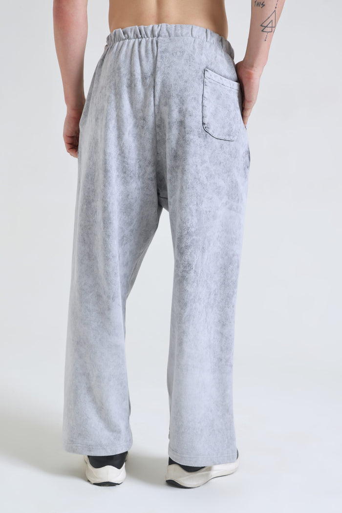 Grey Faded Heavyweight Loose Fit Joggers