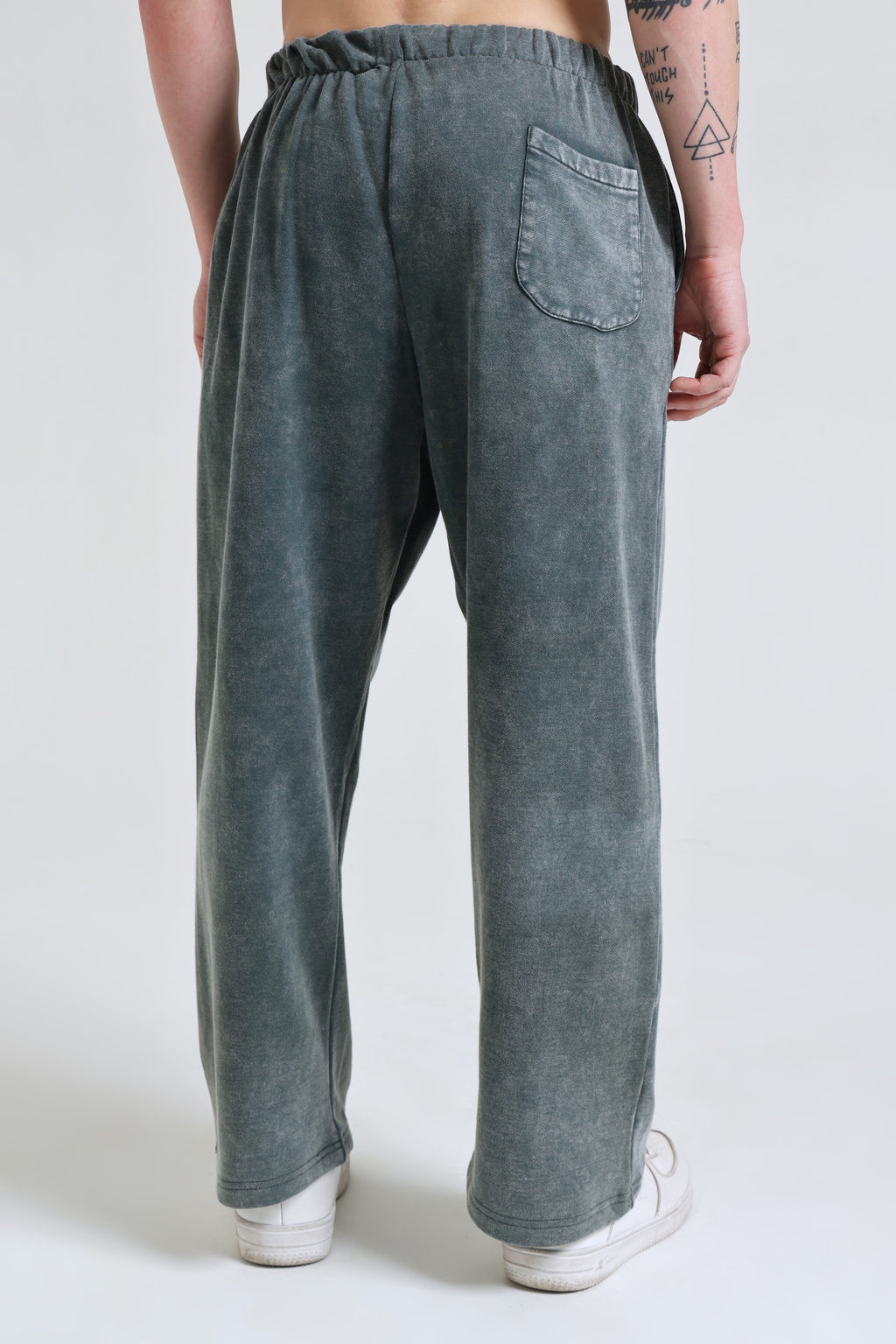 Olive Faded Heavyweight Loose Fit Joggers