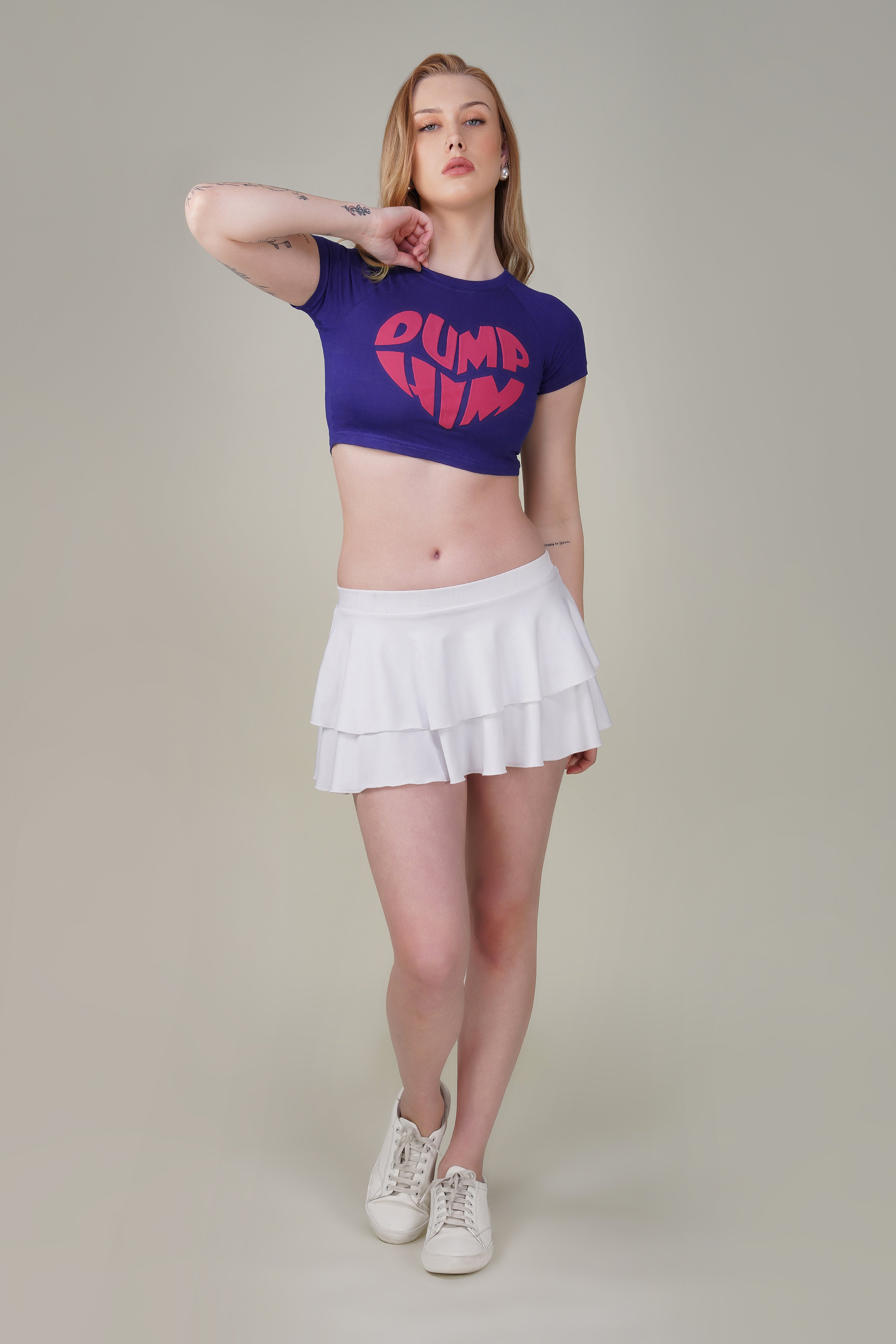 Dump him Raglan Baby Tee