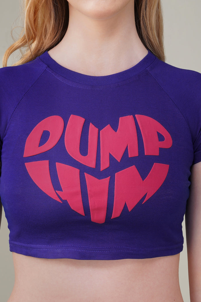 Dump him Raglan Baby Tee