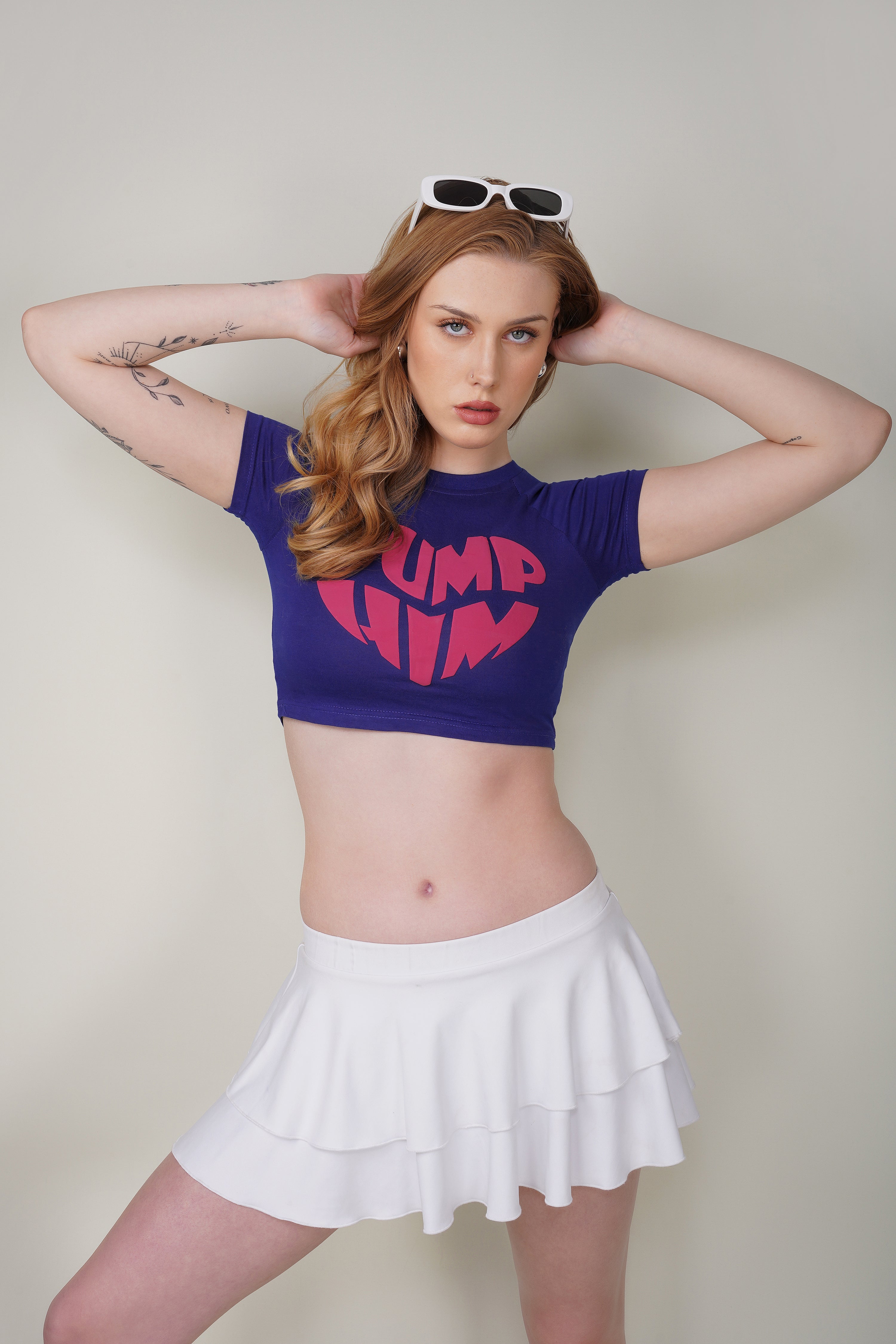 Dump him Raglan Baby Tee