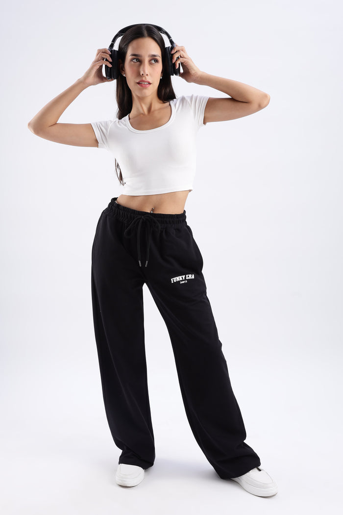 Funky Era Wide Leg Sweatpants