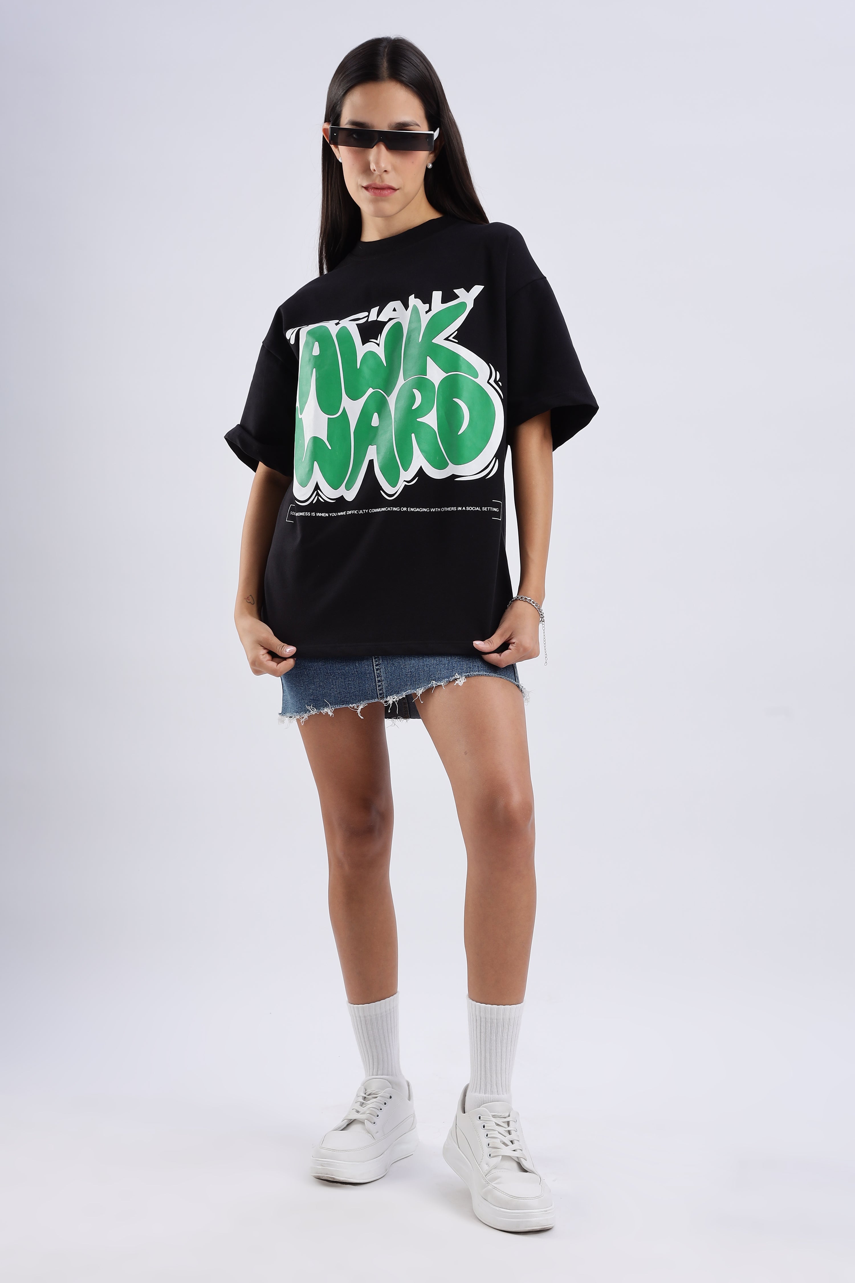Socially Awkward Oversized Tee